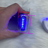Appareil de blanchiment dentaire professionnel à lumière LED bleue froide sans peroxyde pour usage domestique, avec coffret cadeau