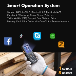 Mini téléphone portable <span class=keywords><strong>AGM</strong></span> <span class=keywords><strong>M7</strong></span> téléphone robuste 1 Go + 8 Go Version américaine batterie 2500mAh 2.4 pouces Android 8.1 double Sim 4G téléphone portable - Product Image 5