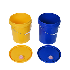 Thùng nhựa PP bán buôn nhà máy, dung tích 2L 6L 10L 20L 25L 5 gallon, chịu lực cao, màu trắng, dùng đựng sơn dầu, có nắp và quai xách - Product Image 2