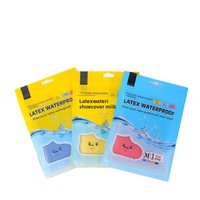 Couvre-chaussures de randonnée imperméables portables, résistants à l'usure, en caoutchouc pour adultes, toutes saisons, pour l'extérieur (non résistants à la neige)