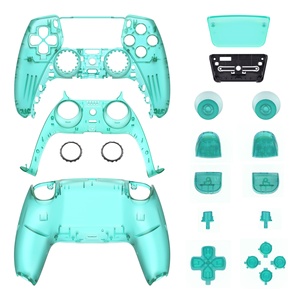 เคสใสสำหรับ PS5 ฝาครอบด้านหน้าใส ฝาหลังใส เคสตกแต่งใส ชุดปุ่มเปลี่ยนครบชุด ฝาครอบหน้าใส ชุดแต่งขอบเคส - Product Image 2