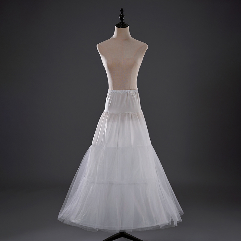 Bridal Fluffy Petticoat Wedding Dress Skirt A-line Long Double Steel Ring Adjustable Girdle Bride Dress Bustle Bridal Fluffy Petticoat Wedding Dress Skirt A-line Long Double Steel Ring Adjustable Girdle Bride Dress Bustle