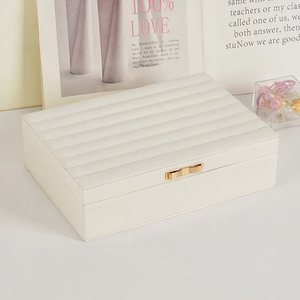 <span class=keywords><strong>2026</strong></span> 高端工厂定制批发珠宝收纳盒，适用于戒指、吊坠、手链和耳环珠宝旅行盒 - Product Image 3