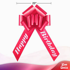 Vente en gros taille personnalisée rubans cadeaux géants différentes couleurs-bleu rouge pour les décorations de Noël de mariage grande voiture arcs papillon tirer - Product Image 2