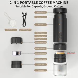 Cafetera Espresso de 20 Bares, Cafetera Espresso Portátil para el Hogar, Cafetera Automática, Mini Cafetera de 20 Bares - Product Image 4