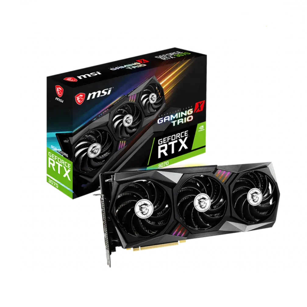 Hot Product Msi Rtx 3070 Gaming X Trio 8g Gaming Graphics Card With 256-bit