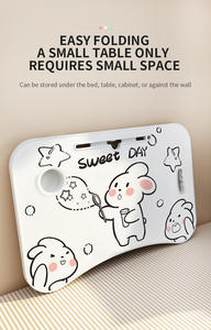 โต๊ะคอมพิวเตอร์โน้ตบุ๊คสำหรับนักเรียนโต๊ะพับง่ายสำหรับเตียงในหอพักโต๊ะเล็กสำหรับการเรียนรู้ - Product Image 5