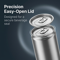 Boîtes de conserve en aluminium en gros avec ouvertures faciles pour emballages de boissons de 180 ml, 250 ml, 330 ml