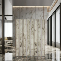 Panneau mural 3D personnalisé en PS PVC imperméable pour décoration intérieure d'appartement, écologique, ignifuge, sans formaldéhyde, charbon de bois