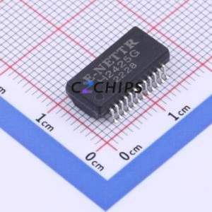 หม้อแปลงไฟฟ้า H2425G แบบ SMD (อัตราส่วนรอบ: 1:1) - Product Image 1