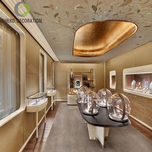 Bijoux de mode magasin magasin meubles présentoirs accessoires personnalisés fer et bois combiné présentoir - Product Image 2