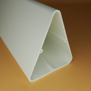 UPVC Triangular Poles/Columns (Plastic Extrusion & Profile)-Durable & Eco-Friendly for Hospital <b>Office</b> Hotel Sign Posts - Product Image 1