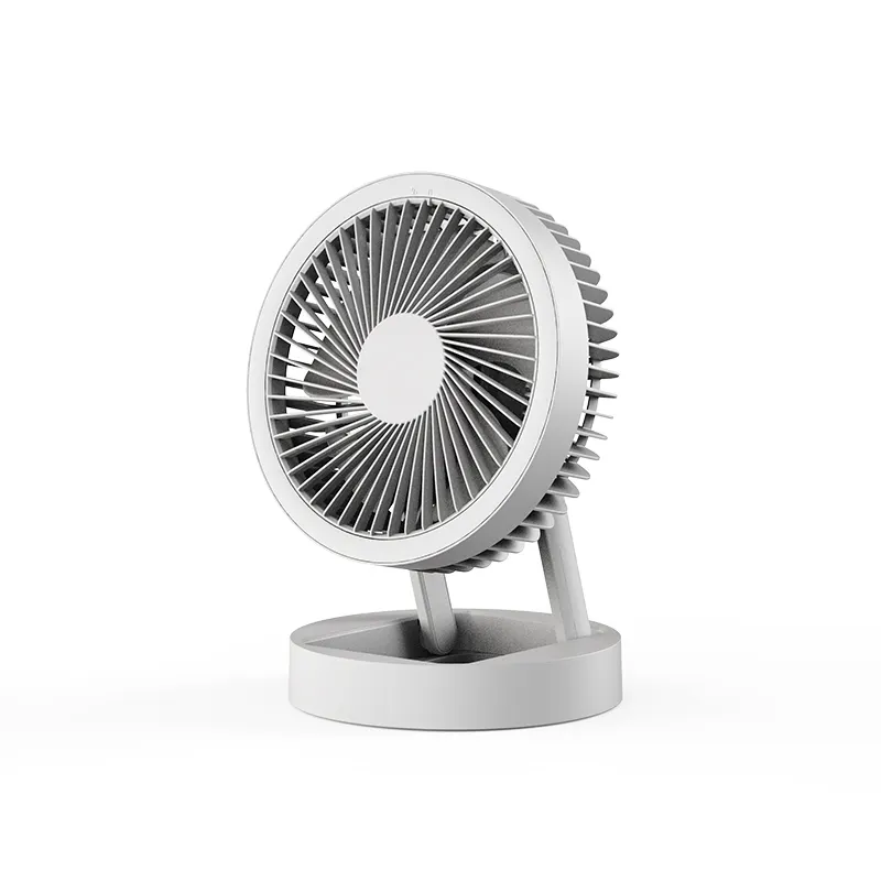 Tavan taşınabilir USB fanlar güçlü rüzgar dilsiz açık fan led katlanabilir masa güç banka fan kamp için