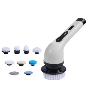 Wireless Portable Plastic Cleaning <b>Brush</b> for Bathroom Kitchen Automotive Use-Multifunctional Household Rotating Cleaning Machine - Product Image 1