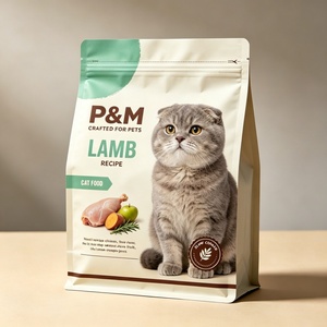 Shelf Display Flat Bottom Pet Food Pouch Custom Moisture Proof High Barrier Durable Eco-friendly Food Grade Plastic <b>Bag</b> 5kg - Product Image 2
