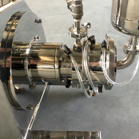 Moulin à billes horizontal de laboratoire en acier inoxydable de 0,5 l et 1 l, norme européenne