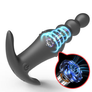 Telescopische Kralen Anale Vibrator, Mannelijke Prostaat Massager Penis Ring Butt Plug Afstandsbediening Masturbator Seksspeeltjes Volwassen Benodigdheden - Product Image 1