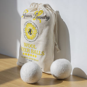 100% Handmade Wool <b>Dryer</b> <b>Balls</b> <b>Dryer</b> Wool Felt <b>Balls</b> Organic Natural Fabric Soft Reusable Durable Eco-Friendly 40G - Product Image 2