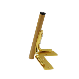 Pied de table triangulaire en métal multicolore Pied de meuble de canapé moderne et luxueux <span class=keywords><strong>Joaquin</strong></span> chromé - Product Image 2