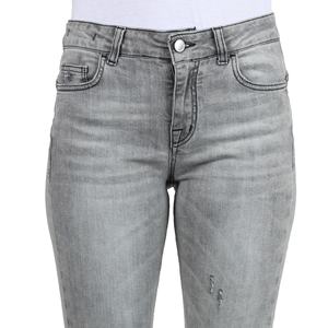 Vaqueros de realce de la mejor calidad para mujer, <span class=keywords><strong>jeans</strong></span> hechos en Italia, tela elástica rasgada pequeña para venta al por mayor - Product Image 2
