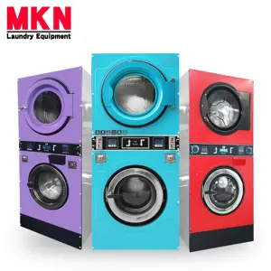 10kg 12kg Coin/Card Operated Clothes Washing Machine And Drying Machine Commercial Laundromat Laundry Equipment
