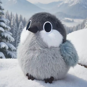 ตุ๊กตานกกระจอกน่ารักขนาด11ซม. สำหรับเด็กของขวัญสวนสัตว์รูปนกยัดไส้สัตว์สำหรับกิจกรรมกลางแจ้งของขวัญสำหรับเด็ก - Product Image 2