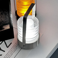 Lampe de table rechargeable au design portable, sans fil, à intensité variable, alimentée par batterie, petite lampe de bureau avec commande tactile pour l'extérieur et l'intérieur