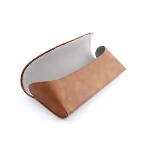 Genuine leather glasses case optical display case illuminated soft bag package for glasses