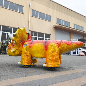 <span class=keywords><strong>Dino</strong></span> Park : Scooter électrique motorisé à monnayeur en forme de dinosaure pour enfants, idéal pour les parcs d'attractions - Product Image 5