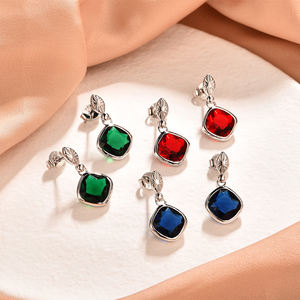 XZY Designer Ear Rings <strong>Pear</strong> Shape Natrual Rhinestone Simple Classical <strong>Pins</strong> 925 Sterling Silver Luxury Women Earrings - Product Image 6