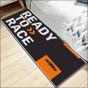 לוגו מותאם אישית הדפסת גומי גיבוי מירוץ רצפת מחצלת אופנוע מנוע אוטומטי אנטי להחליק מוסך שטיחים מחצלת בור - Product Image 5