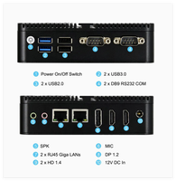 Komputer Industri J1900 CPU Mini PC Quad Core 4GB/8GB RAM 500GB SSD Opsional Win10