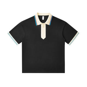 Polo deportivo de algodón y poliéster con diseño personalizado para hombre, Polo de golf transpirable con ajuste seco - Product Image 1