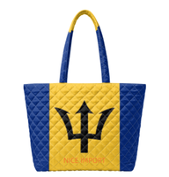 Sac fourre-tout matelassé à bandoulière avec drapeau de la Guadeloupe, sacs à main de travail pour femmes, sacs fourre-tout légers à ouverture supérieure pour les voyages, l'université et la plage