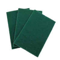 Tampon de nettoyage industriel non tissé en nylon 150*230mm pour le décapage de la rouille et le débavurage du métal et du bois