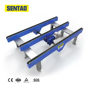 SENTAO Conveying Pallets Cartons Drag Chain Conveyor Stainless Steel Conveyor System Customizable Production Line Assembly Line