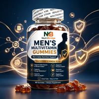 Bulk aankoop MOQ laag, sample order, hoge potentie multivitamine gummies voor mannen, prostaatgezondheid