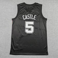 Jersey Basket Victor Wembanyama Jahitan 2026 Stephon Castle De'Aaron Fox Tim Duncan David Robinson Grosir