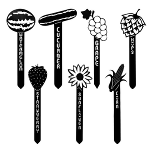 Etichette <span class=keywords><strong>in</strong></span> Metallo per Piante da Giardino, Targhette <span class=keywords><strong>in</strong></span> Ferro per Erbe, Verdure e Frutta, Picchetti Decorativi per Vasi <span class=keywords><strong>di</strong></span> <span class=keywords><strong>Fiori</strong></span> - Product Image 3
