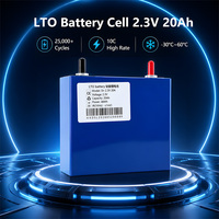 Batterie LTO DZ 2.3V 10A 20Ah 30A, cellule au lithium titanate, sécurité opérationnelle aux très basses températures, sans dérive thermique, stockage solaire
