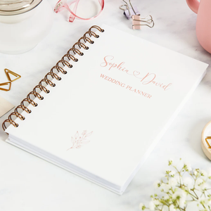 Engagement Gift <strong>Personalised</strong> Hardback Cover <strong>Wedding</strong> <strong>Planner</strong> Notebook - Product Image 5