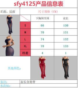 Sexy Transparentes Blumen-Spitzenkleid für Damen, Sexy Langes Kleid, Sexy Unterwäsche - Product Image 6