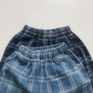 Summer New Children's Plaid Boys Girls Fashion Simple Multifunctional Shorts - Product Image 3