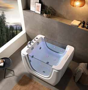 2025 nouvelle salle de bain intérieure bain à remous <span class=keywords><strong>Tina</strong></span> Hidrospa autoportant acrylique enfant bain hydromassage bain à remous bébé baignoire Spa - Product Image 2