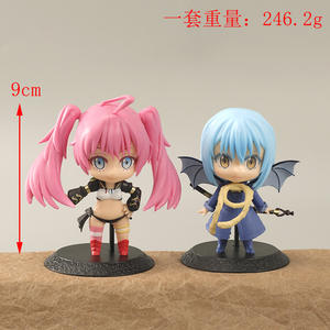 4 unids/set 9CM Anime esa vez me reencarné como figuras de limo <span class=keywords><strong>Rimuru</strong></span> Benimaru Shuna Shion Anime figura juguetes figurita - Product Image 3
