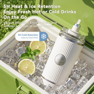16oz Elektrischer Mixer-Becher, tragbarer, wiederaufladbarer, kabelloser Entsafter für Smoothies und Eiszerkleinerung, Mini-Mixer, tragbarer Fruchtentsafter - Product Image 3