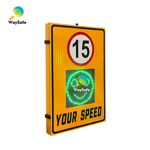 Radar Doppler Solar Inteligente Waysefe para Seguridad Vial, Señal de Velocidad con Detección de 2-4 Carriles, Pantalla de 320x320mm, Tamaño Personalizable, 50AH - Product Image 5