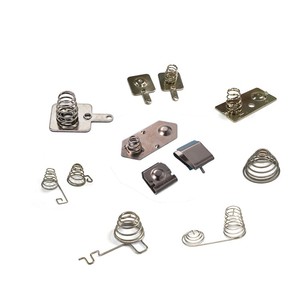 สปริงยึดแบตเตอรี่ OEM สำหรับแบตเตอรี่ขนาด Aa Aaa 18650 Cr123 Cr2032 Cr2025 ขั้วต่อแบบมีขั้วบวกและขั้วลบ - Product Image 1
