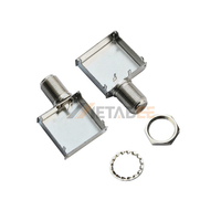 75 Ohm F-Typ Buchse-zu-Buchse RF-Koaxialadapter mit Gewinde, Hochfrequenz-TV-Antennen-Konverter für Set-Top-Boxen