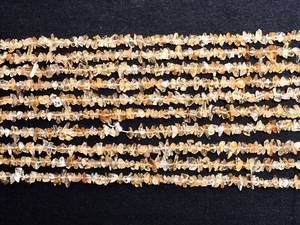 ลูกปัดซิทรินสีทองทรงอิสระจากธรรมชาติ ขนาด 32 นิ้ว สำหรับทำเครื่องประดับ - Product Image 5